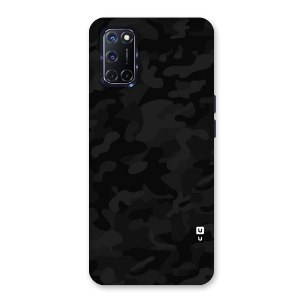 Black Camouflage Back Case for Oppo A52