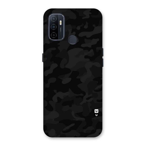 Black Camouflage Back Case for Oppo A53