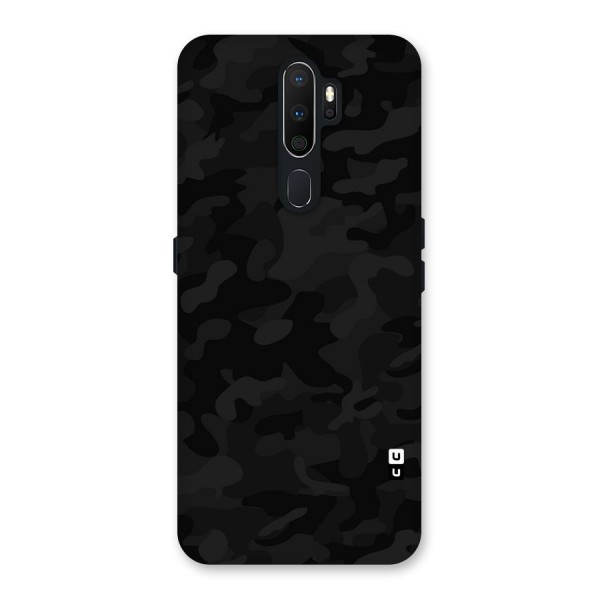 Black Camouflage Back Case for Oppo A5 (2020)