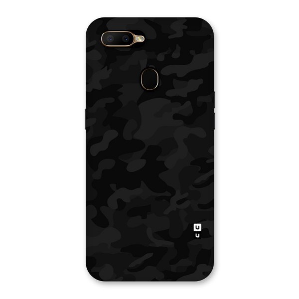 Black Camouflage Back Case for Oppo A5s