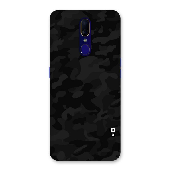 Black Camouflage Back Case for Oppo F11