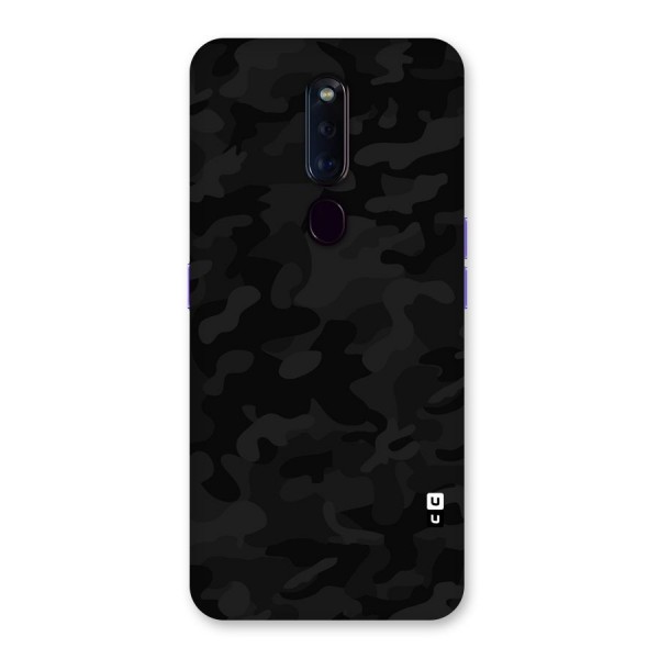 Black Camouflage Back Case for Oppo F11 Pro