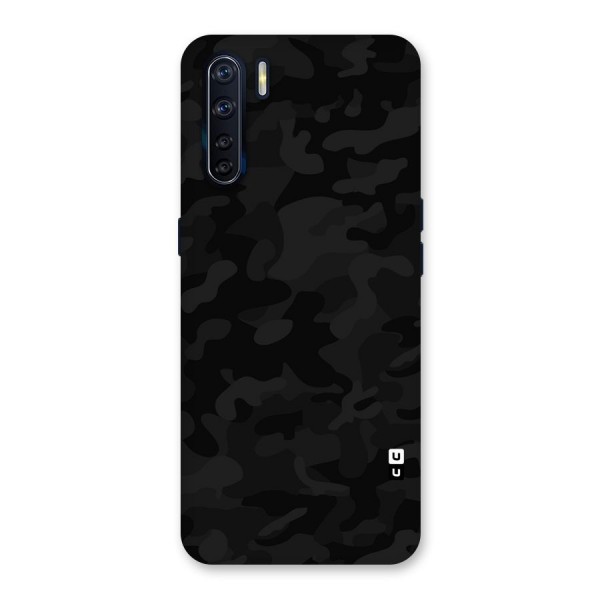 Black Camouflage Back Case for Oppo F15