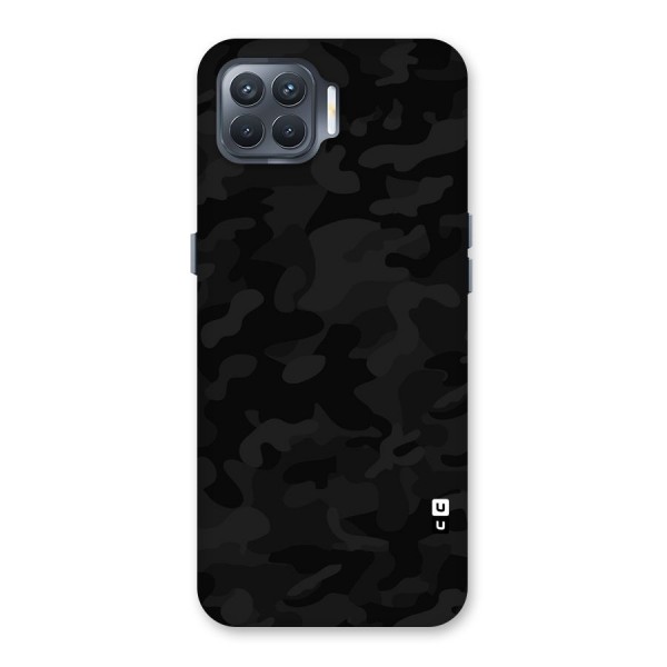 Black Camouflage Back Case for Oppo F17 Pro