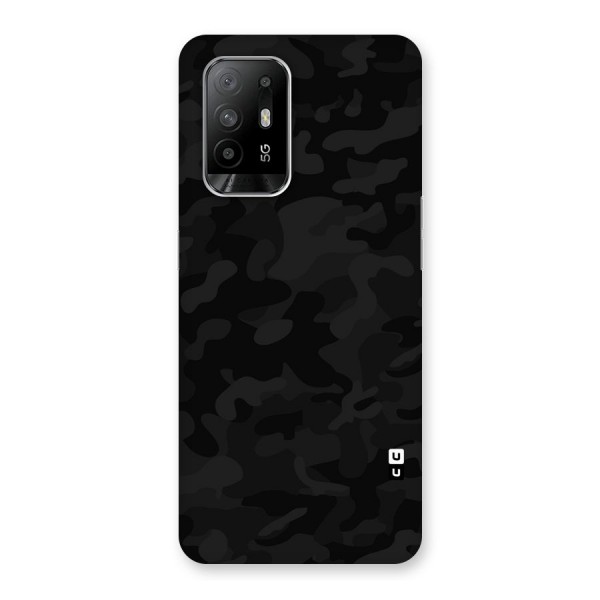 Black Camouflage Back Case for Oppo F19 Pro Plus 5G