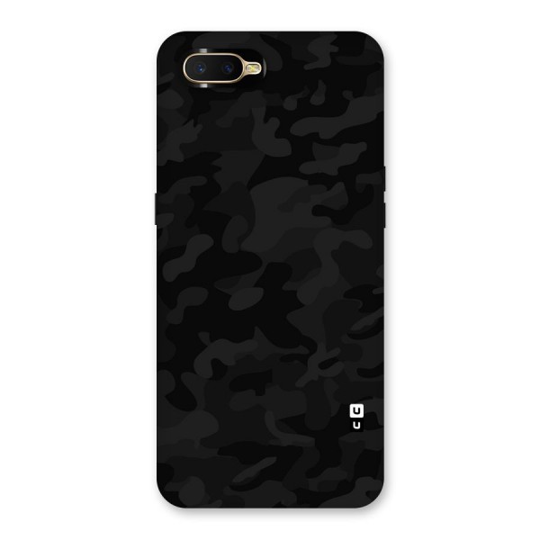 Black Camouflage Back Case for Oppo K1