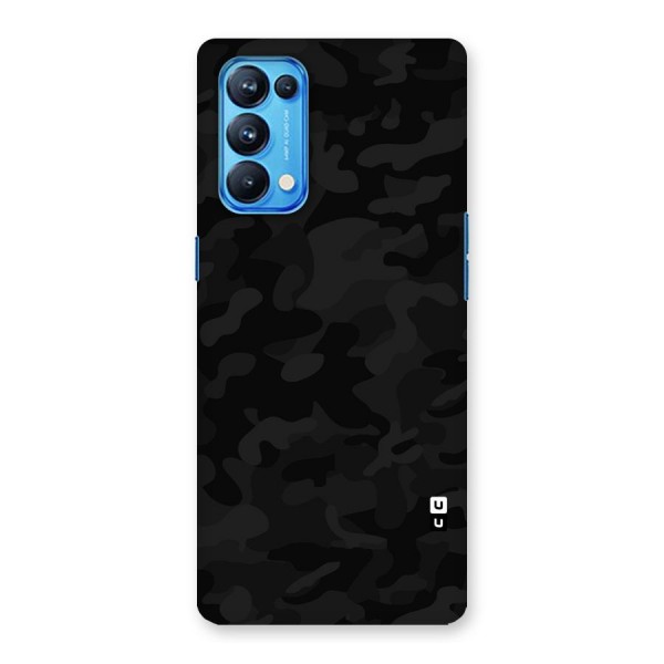 Black Camouflage Back Case for Oppo Reno5 Pro 5G