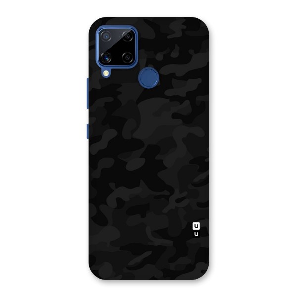 Black Camouflage Back Case for Realme C15