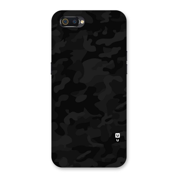 Black Camouflage Back Case for Realme C2