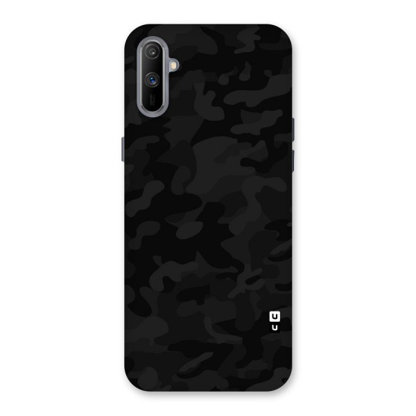 Black Camouflage Back Case for Realme C3