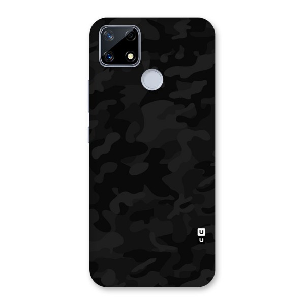 Black Camouflage Back Case for Realme Narzo 20
