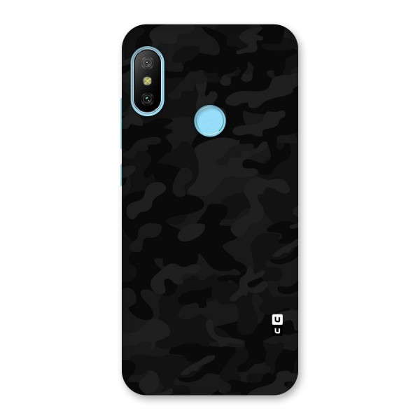 Black Camouflage Back Case for Redmi 6 Pro