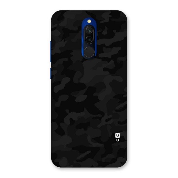 Black Camouflage Back Case for Redmi 8