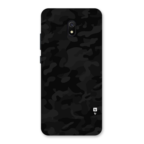 Black Camouflage Back Case for Redmi 8A