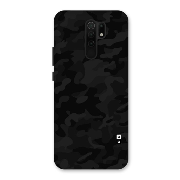 Black Camouflage Back Case for Redmi 9 Prime