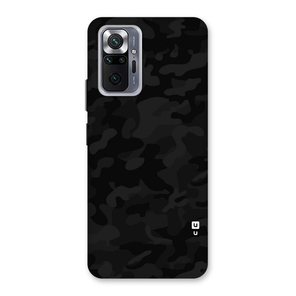 Black Camouflage Back Case for Redmi Note 10 Pro