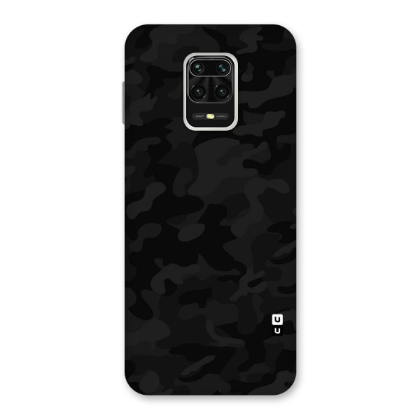 Black Camouflage Back Case for Redmi Note 9 Pro