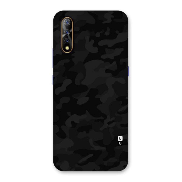 Black Camouflage Back Case for Vivo S1