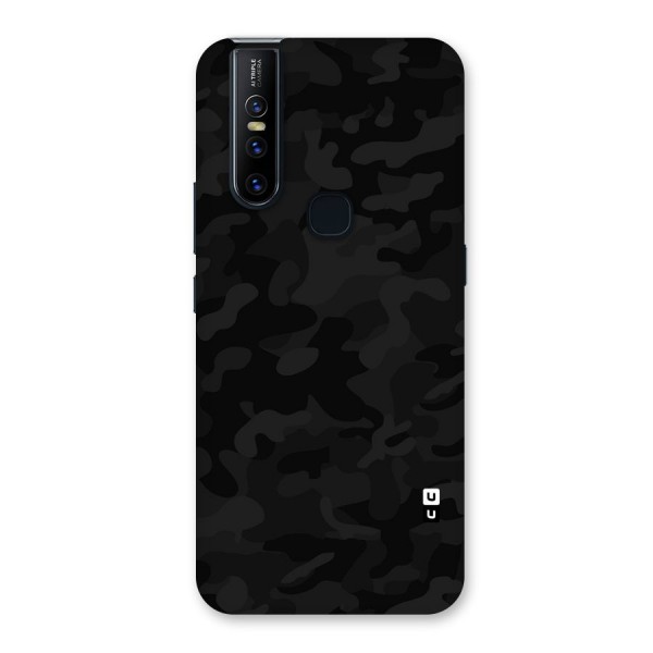 Black Camouflage Back Case for Vivo V15