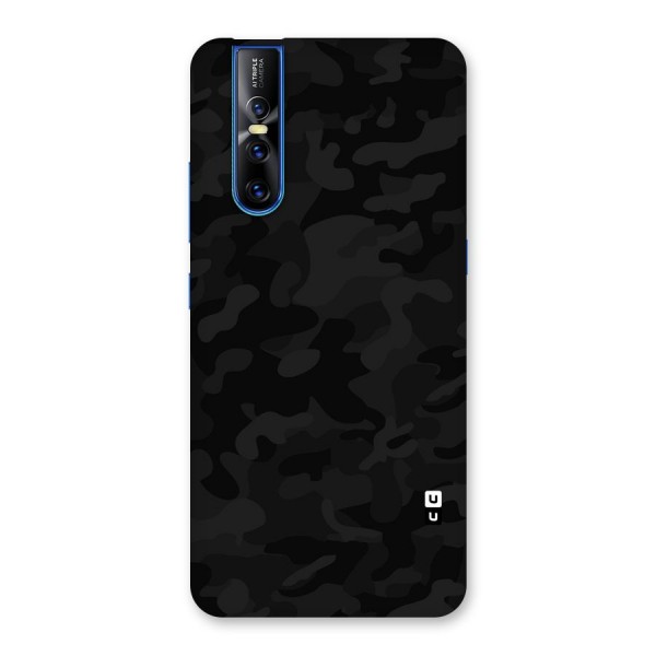Black Camouflage Back Case for Vivo V15 Pro