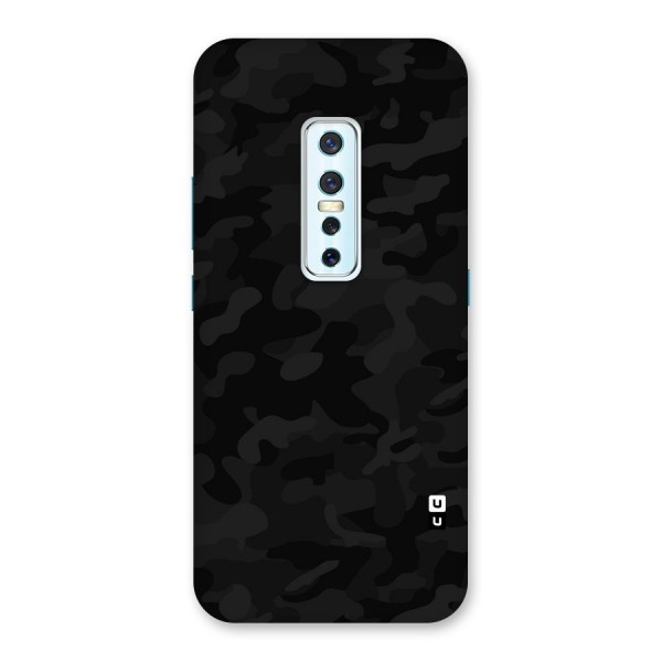 Black Camouflage Back Case for Vivo V17 Pro