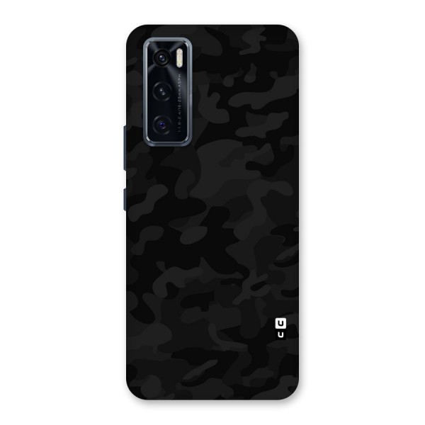 Black Camouflage Back Case for Vivo V20 SE
