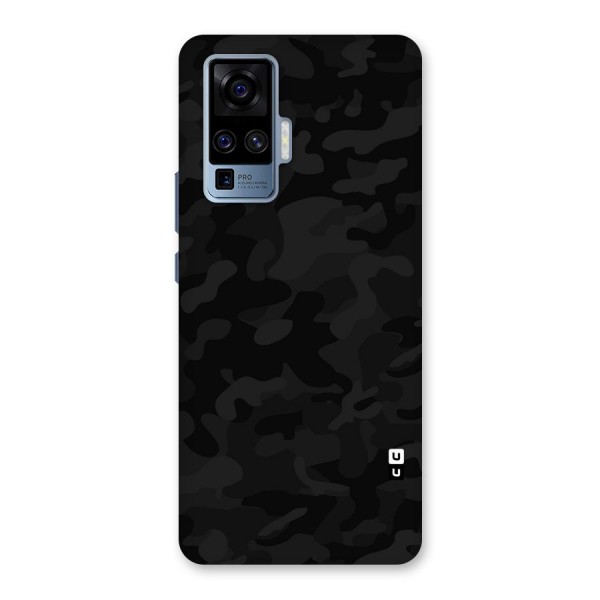 Black Camouflage Back Case for Vivo X50 Pro