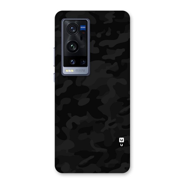 Black Camouflage Back Case for Vivo X60 Pro Plus