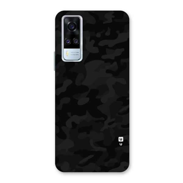 Black Camouflage Back Case for Vivo Y31