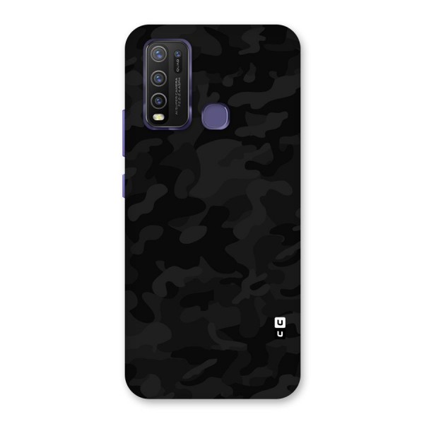 Black Camouflage Back Case for Vivo Y50