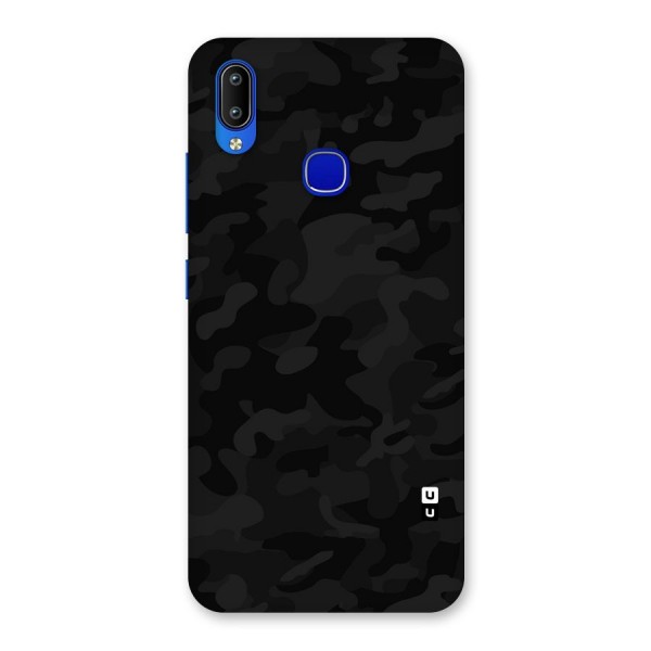 Black Camouflage Back Case for Vivo Y91