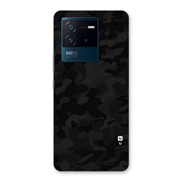 Black Camouflage Back Case for Vivo iQOO Neo 6 5G