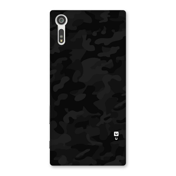 Black Camouflage Back Case for Xperia XZ