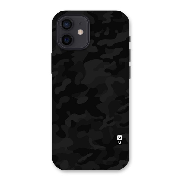 Black Camouflage Back Case for iPhone 12