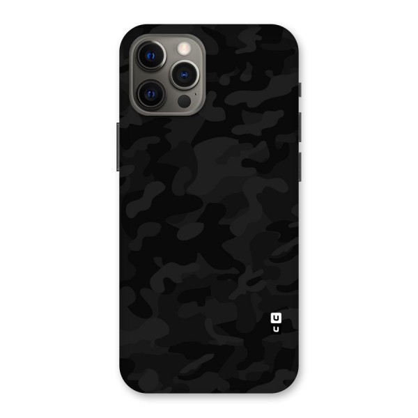 Black Camouflage Back Case for iPhone 12 Pro Max