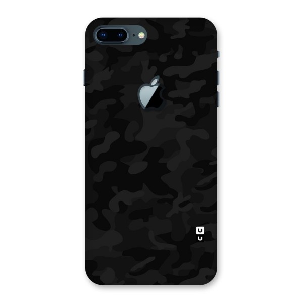 Black Camouflage Back Case for iPhone 7 Plus Apple Cut