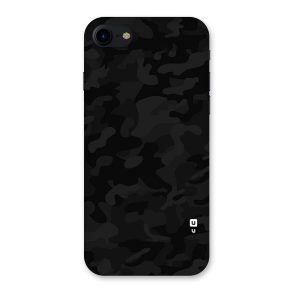 Black Camouflage Back Case for iPhone SE 2020