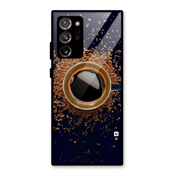 Black Coffee Glass Back Case for Galaxy Note 20 Ultra