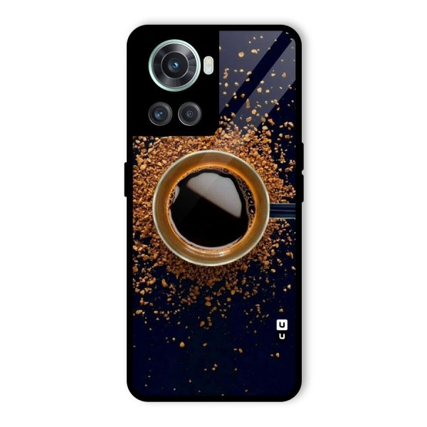 Black Coffee Glass Back Case for OnePlus 10R