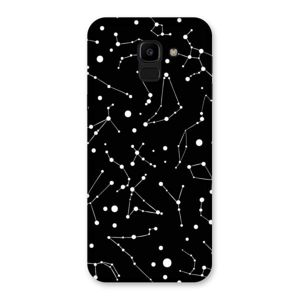 Black Constellation Pattern Back Case for Galaxy J6