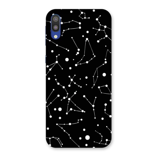 Black Constellation Pattern Back Case for Galaxy M10