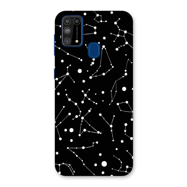 Black Constellation Pattern Back Case for Galaxy M31