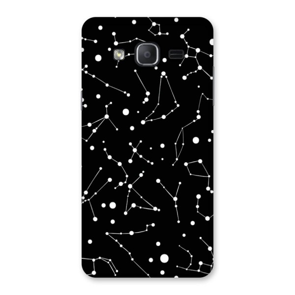Black Constellation Pattern Back Case for Galaxy On7 Pro