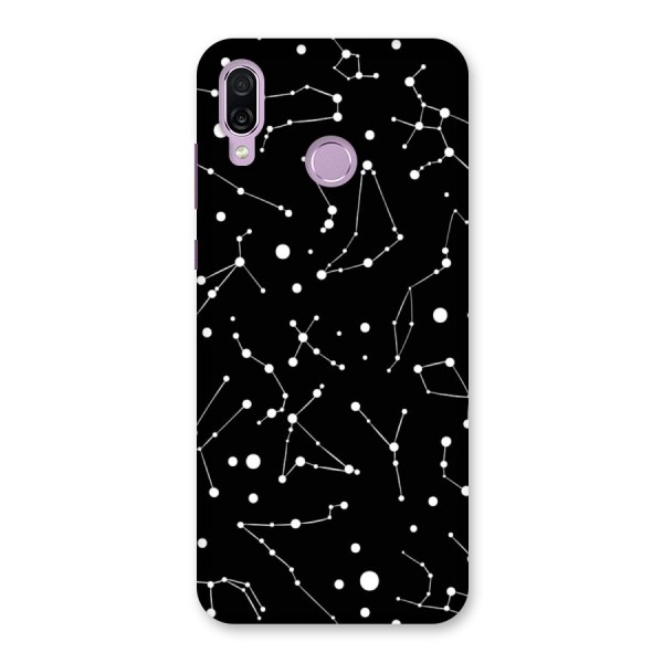 Black Constellation Pattern Back Case for Honor Play