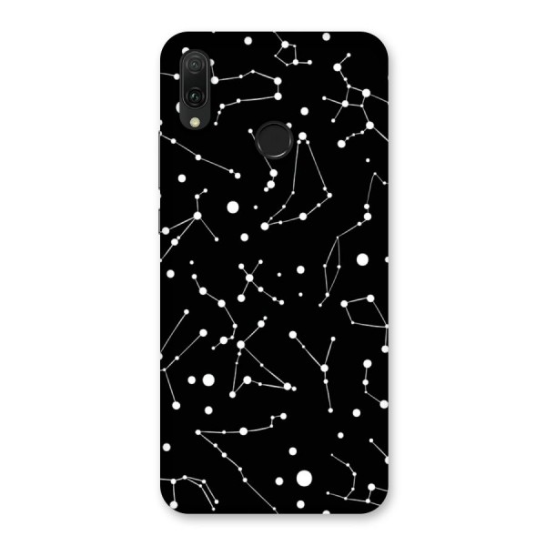 Black Constellation Pattern Back Case for Huawei Y9 (2019)