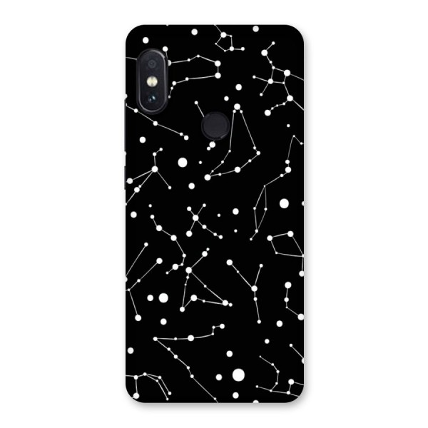 Black Constellation Pattern Back Case for Redmi Note 5 Pro