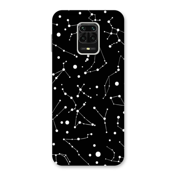 Black Constellation Pattern Back Case for Redmi Note 9 Pro Max