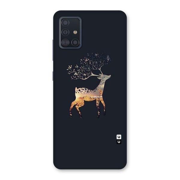 Black Deer Back Case for Galaxy A51