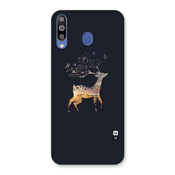 Black Deer Back Case for Galaxy M30