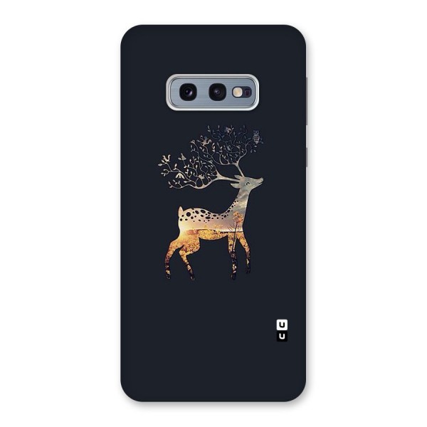Black Deer Back Case for Galaxy S10e